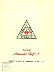 Powell River Company Limited 1954 cover