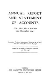 National Coal Board 1948 cover
