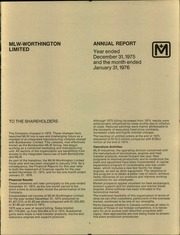 MLW-Worthington Limited 1976 cover