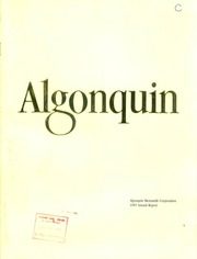 Algonquin Mercantile Corporation 1985 cover