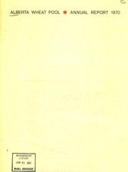 Alberta Wheat Pool 1970 cover