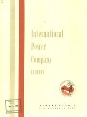 International Power Company Limited 1957 cover