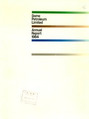 Dome Petroleum Limited 1984 cover