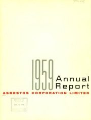 Asbestos Co Ltd 1959 cover