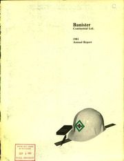 Banister Continental Ltd 1981 cover