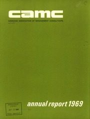 Canadian Association of Management Consultants 1969 cover