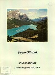 Peyto Oils Limited 1974 cover