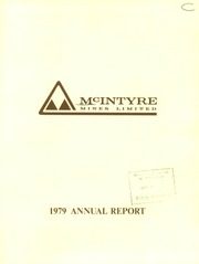 McIntyre Mines Limited 1979 cover