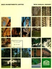 MICC Investments Ltd 1978 cover