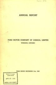 Ford Motor 1945 cover