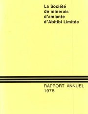 Abitibi Asbestos Mining Company Limited 1978 cover