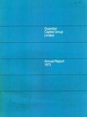 Guardian Capital Group Ltd 1973 cover