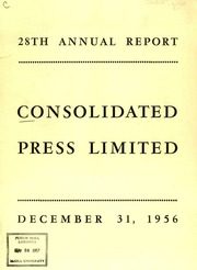 Consolidated Press Limited 1956 cover