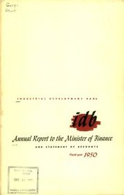 Industrial Development Bank 1950 cover