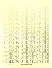Clarion Petroleums Ltd 1980 cover
