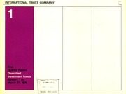 International Trust Company. Interim Report. 1976-3-31 1976 cover