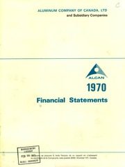 Aluminum Company of Canada, Limited 1970 cover