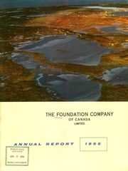 Foundation Company of Canada Limited 1955 cover