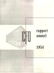 La Coopérative fédérée de Québec 1954 cover