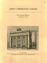 Argus Corp. Ltd 1980 cover