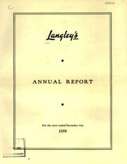 Langley's Limited 1958 cover