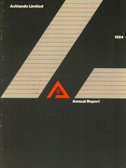 Acklands Limited 1984 cover