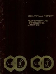 Automotive Hardware Limited 1980 cover