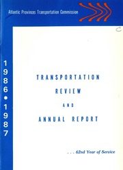 Atlantic Provinces Transportation Commission 1987 cover