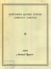 Northern Quebec Power Company Limited 1960 cover