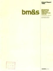 Brunswick Mining and Smelting Corporation Limited 1983 cover