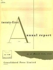 Consolidated Press Limited 1950 cover
