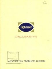 National Sea Products Limited 1976 cover
