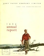 Eddy Paper Company Limited 1954 cover