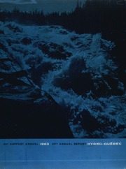 Quebec Hydro-Electric Commission 1963 cover