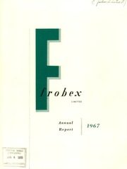 Frobex Limited 1967 cover