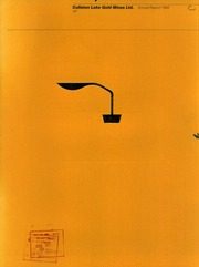 Cullaton Lake Gold Mines Ltd 1982 cover