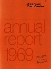 Credit Foncier Franco-Canadien 1969 cover