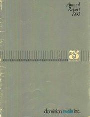 Dominion Textile Inc 1980 cover
