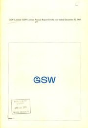 GSW Inc 1969 cover