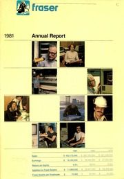 Fraser Companies, Limited 1981 cover