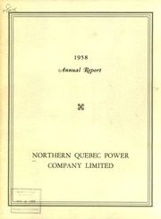 Northern Quebec Power Company Limited 1958 cover