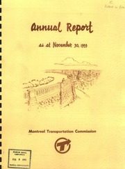 Montreal Transportation Commission 1955 cover