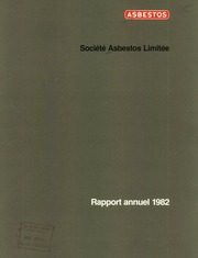 Asbestos Co Ltd 1982 cover