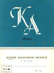 Kerr-Addison Mines Ltd 1965 cover