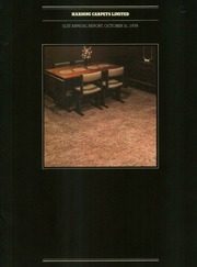 Harding Carpets Limited 1978 cover