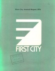 First City Financial Corporation Ltd 1976 cover