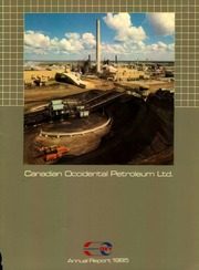 Canadian Occidental Petroleum Ltd 1985 cover