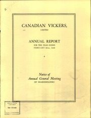 Vickers 1949 cover