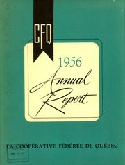 Coopérative fédérée de Québec 1956 cover
