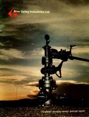 Bow Valley Industries Limited 1977 cover